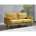 Feemster 69.3" Wide Velvet Tufted Cushion Back Sofa