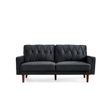 Feemster 69.3" Wide Velvet Tufted Cushion Back Sofa