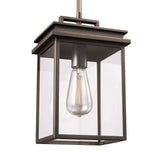 Feiss 1 - Light Outdoor Pendant Lantern, Antique Bronze