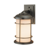 Feiss 1 - Light Wall Lantern, Burnished Bronze