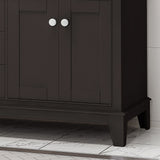 Feldspar 60'' Wood Double Sink Bathroom Vanity with Carrera Marble Top by Christopher Knight Home