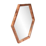 Allan Andrews Felix Wood Framed Wall Mirror - Copper