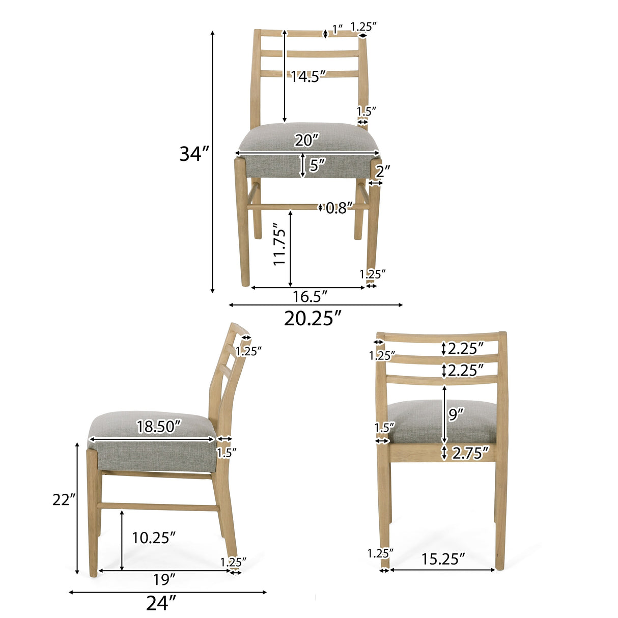 Felly Upholstered Expandable 5 Piece Dining Set by Christopher Knight Home
