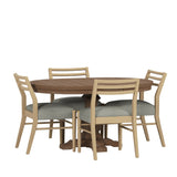 Felly Upholstered Expandable 5 Piece Dining Set by Christopher Knight Home