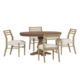Felly Upholstered Expandable 5 Piece Dining Set by Christopher Knight Home