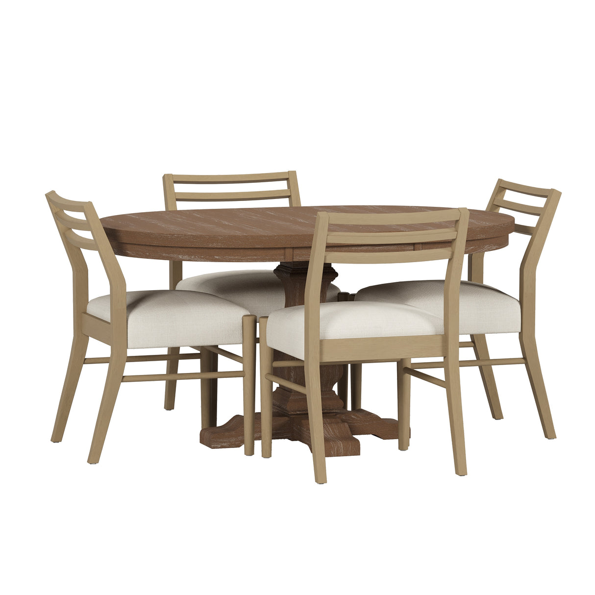 Felly Upholstered Expandable 5 Piece Dining Set by Christopher Knight Home