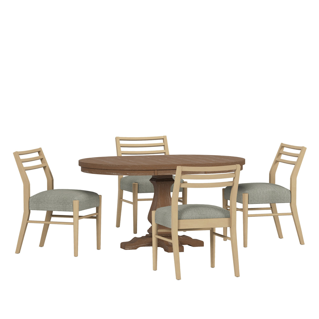 Felly Upholstered Expandable 5 Piece Dining Set by Christopher Knight Home