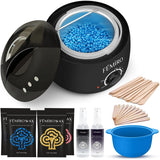 Femiro Complete Home Waxing Kit with 4 Bags of Wax Beads, Pre & Post Wax Spray, Silicone Wax Pot, Applicator Sticks