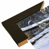Fenceline Strut -WILGOE1132 Framed Print 24"x43.25" by Wilhelm Goebel