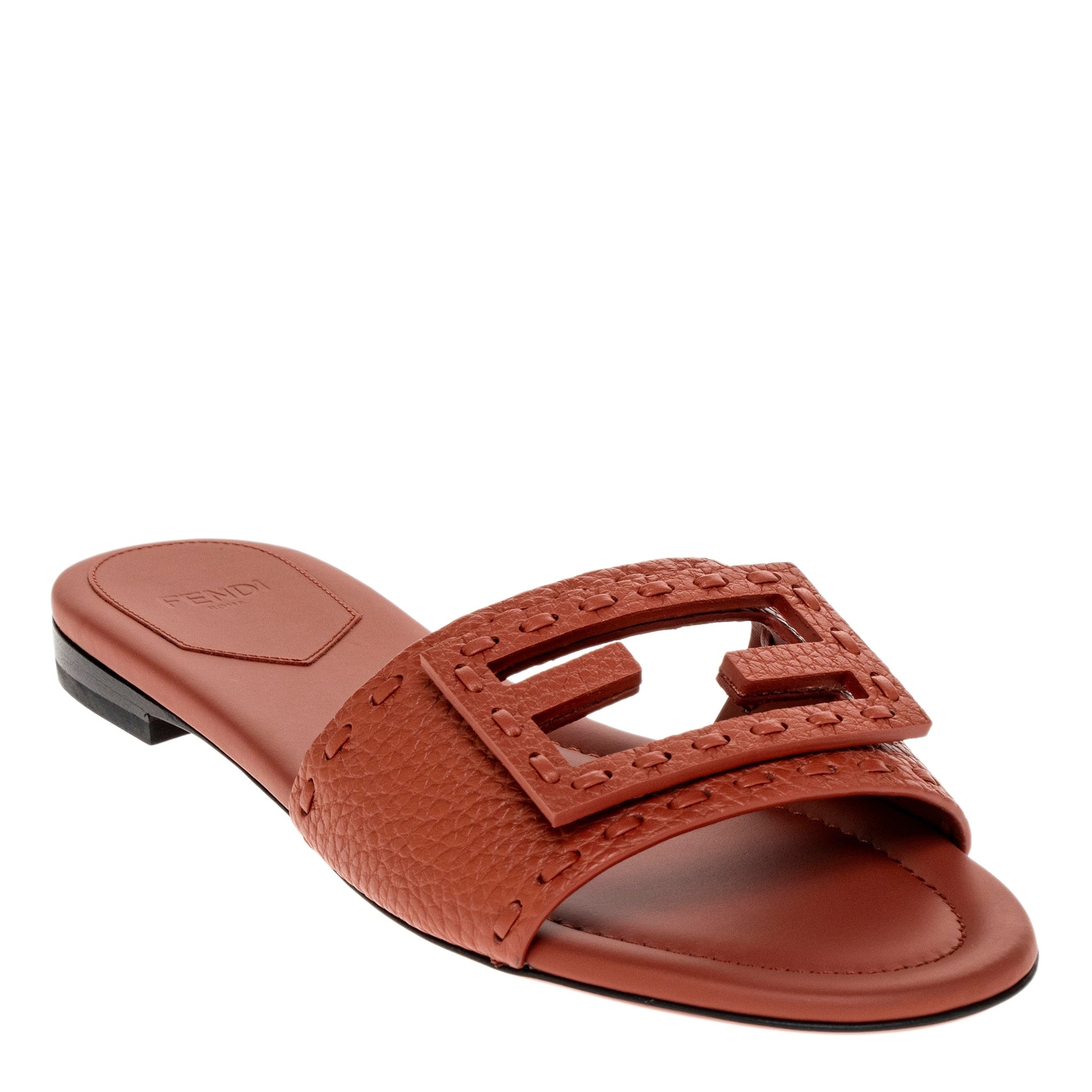 FENDI＊サンダル（FENDI SUNSHINE SLIDE） Fendi Sunshine 65MM FF Leather Platform Slide Sandals | Saks