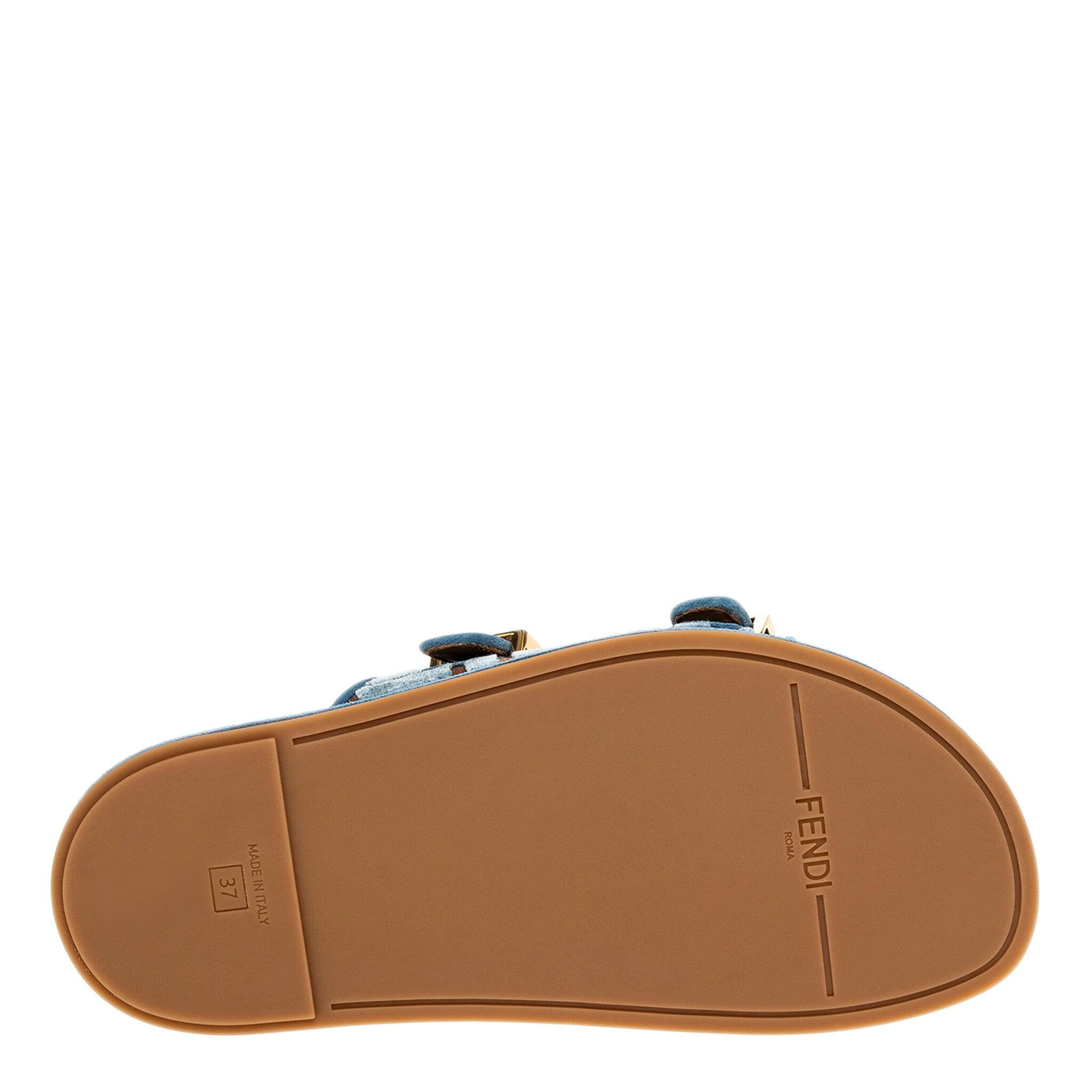 Fendi Feel FF Jacquard Slides – Overstock