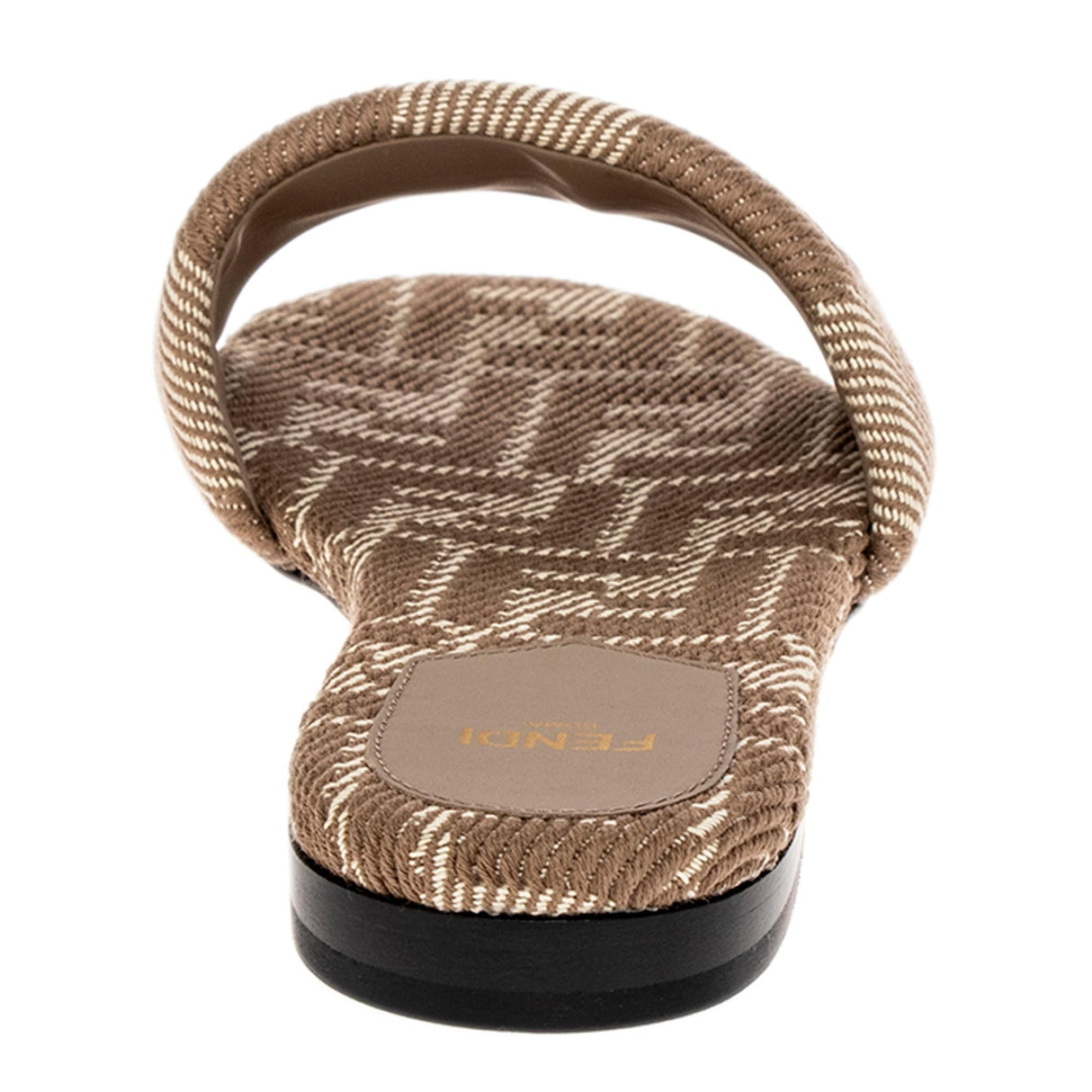 Fendi Sunshine Jacquard Slide - Grey