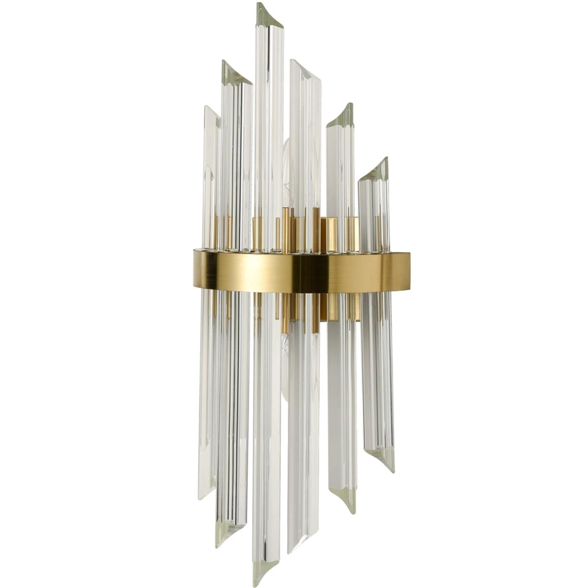 Ferentino Modern Glass Rod Wall Sconces Set of 2