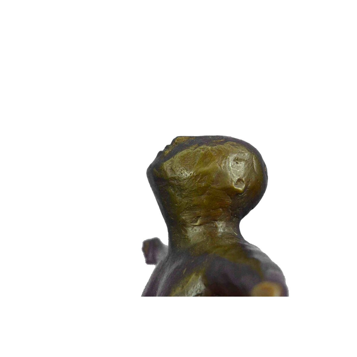 Fernando Botero Rare Abstract Modern Art Man Riding Horse Bronze Sculpture Decor