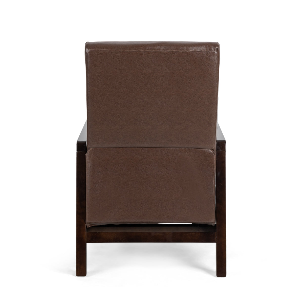 Fernhill Faux Leather Upholstered Pushback Recliner by Christopher Knight Home