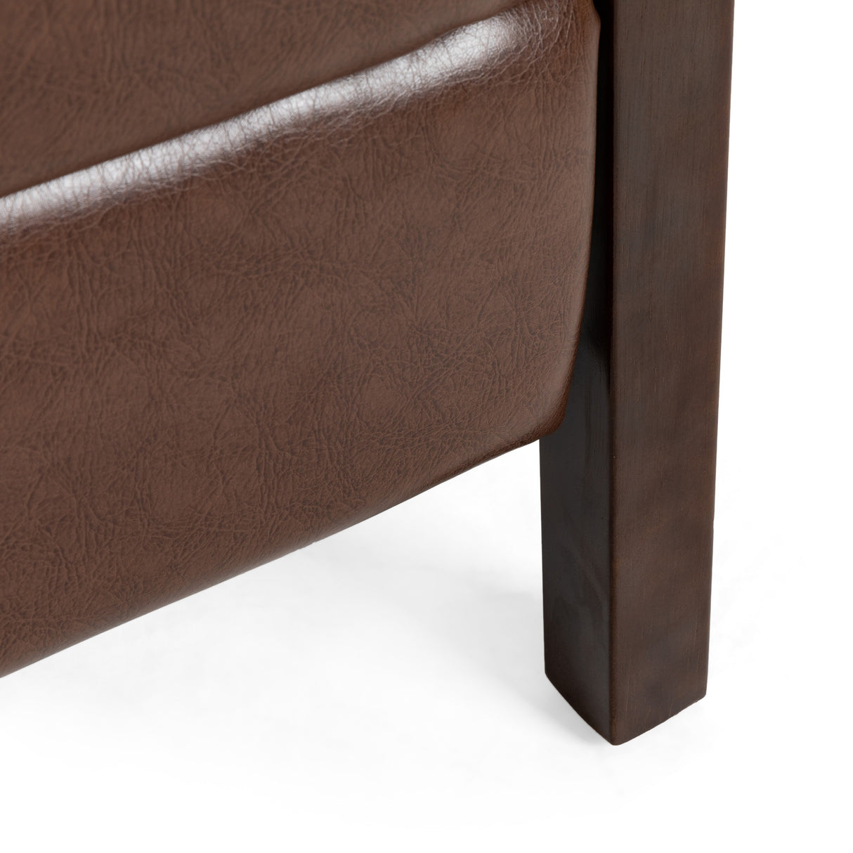 Fernhill Faux Leather Upholstered Pushback Recliner by Christopher Knight Home