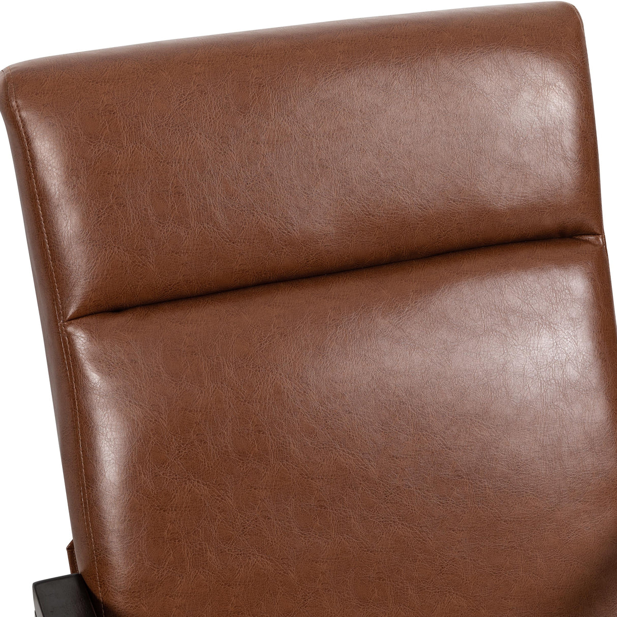 Fernhill Faux Leather Upholstered Pushback Recliner by Christopher Knight Home