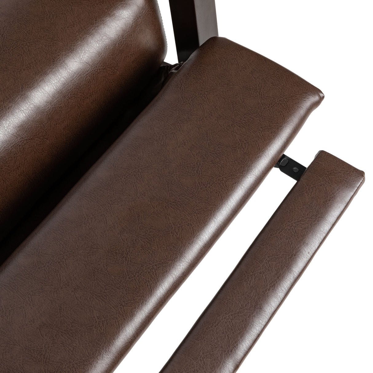 Fernhill Faux Leather Upholstered Pushback Recliner by Christopher Knight Home