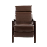 Fernhill Faux Leather Upholstered Pushback Recliner by Christopher Knight Home