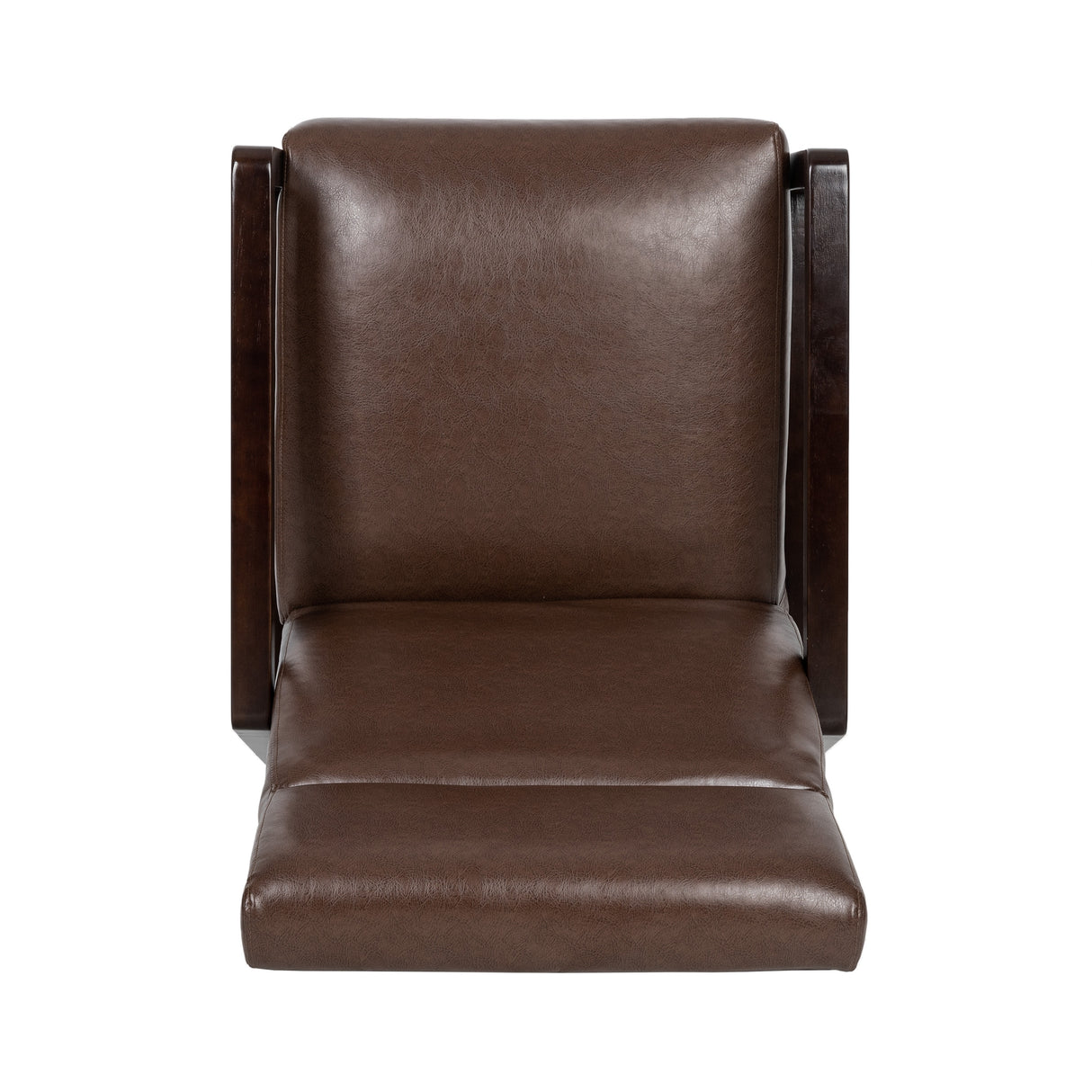 Fernhill Faux Leather Upholstered Pushback Recliner by Christopher Knight Home