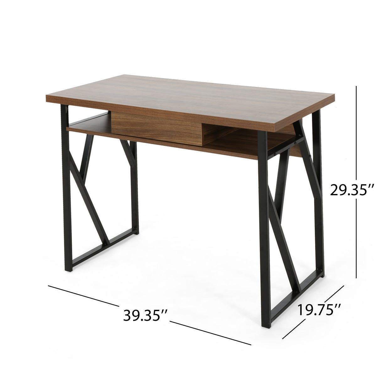 Fernwood Modern Faux Wood Writing Desk by Christopher Knight Home