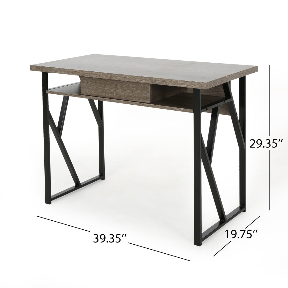 Fernwood Modern Faux Wood Writing Desk by Christopher Knight Home