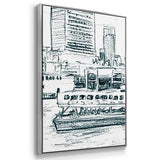 Ferryboats IV - Multi Piece Framed Canvas