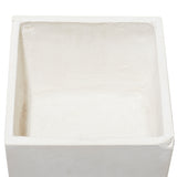 White Light Grey or Grey Fiber Clay Boho Modern Planter Pot (Set of 2) - S/2 15", 18"H