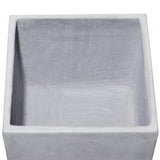 White Light Grey or Grey Fiber Clay Boho Modern Planter Pot (Set of 2) - S/2 15", 18"H