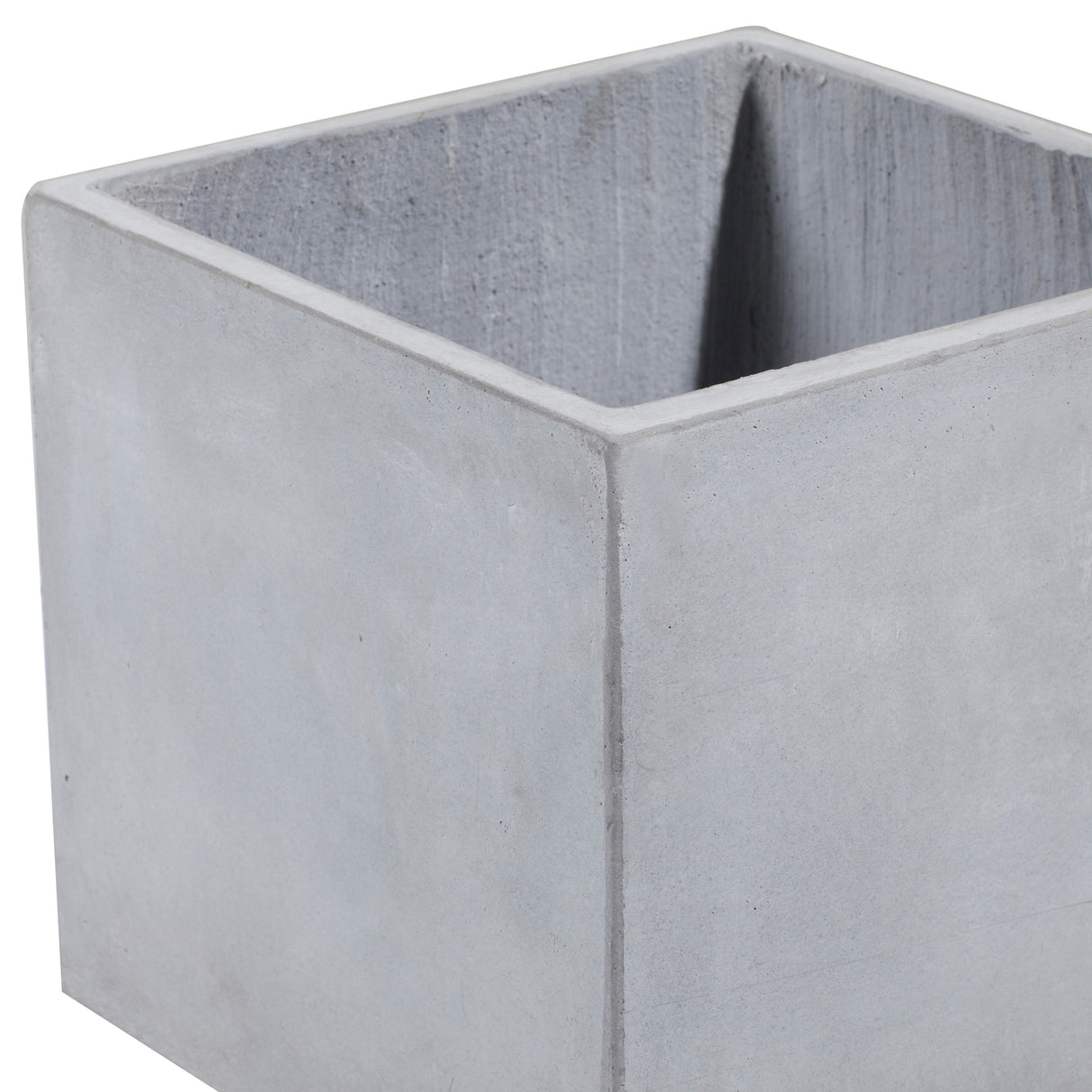 White Light Grey or Grey Fiber Clay Boho Modern Planter Pot (Set of 2) - S/2 15", 18"H