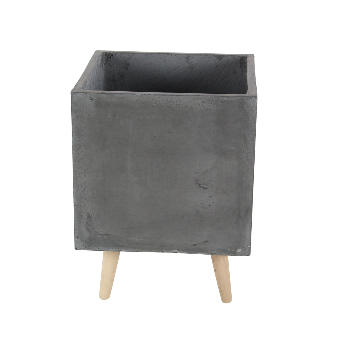 White Light Grey or Grey Fiber Clay Boho Modern Planter Pot (Set of 2) - S/2 15", 18"H