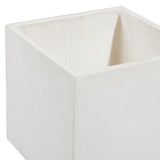 White Light Grey or Grey Fiber Clay Boho Modern Planter Pot (Set of 2) - S/2 15", 18"H