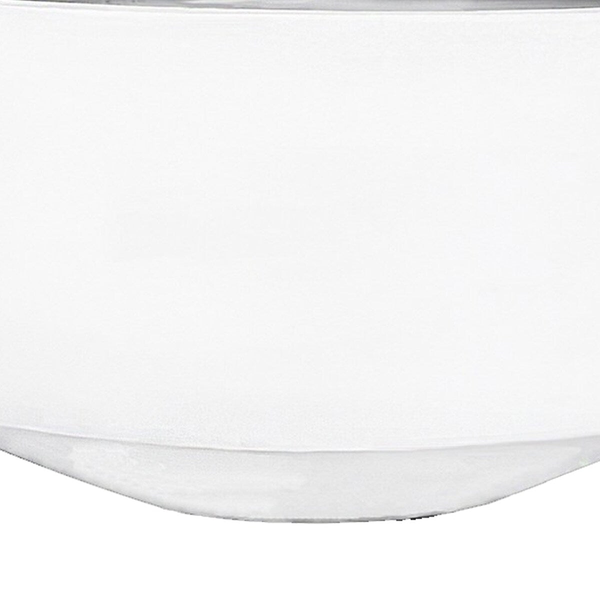 Fiberstone Round Planter with Tapered Base, Set of 2, White