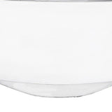 Fiberstone Round Planter with Tapered Base, Set of 2, White