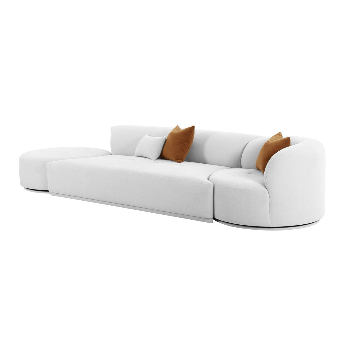 Fickle 3-Piece Chaise Modular Sofa