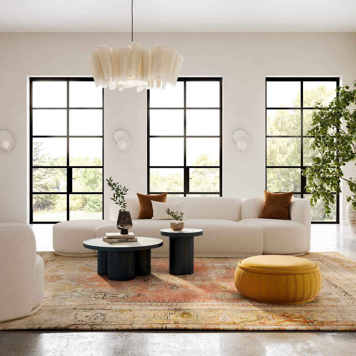 Fickle 3-Piece Chaise Modular Sofa