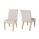 Fieldmaple Tufted Dining Chair (Set of 2) by Christopher Knight Home