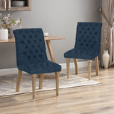 Fieldmaple Tufted Dining Chair (Set of 2) by Christopher Knight Home