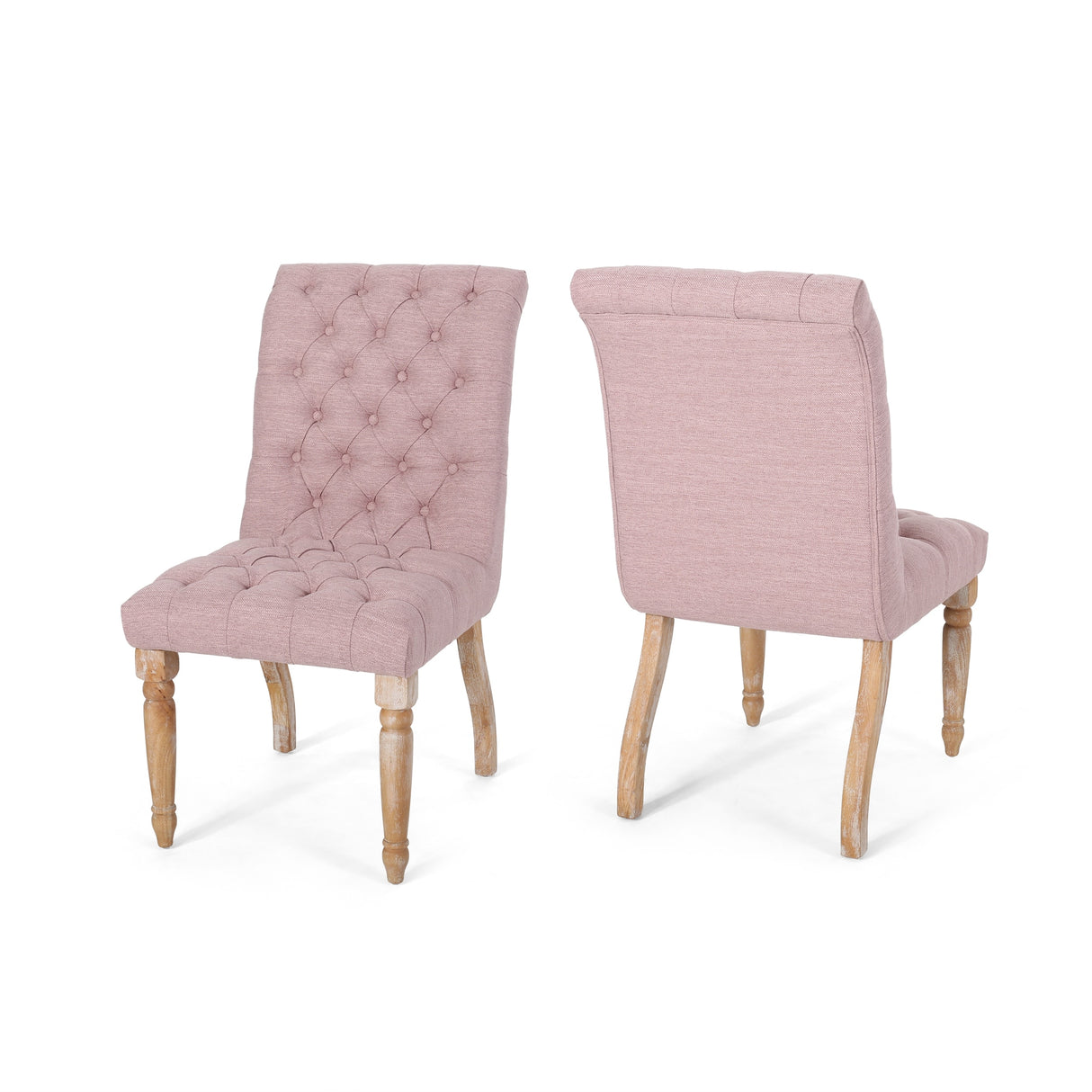 Fieldmaple Tufted Dining Chair (Set of 2) by Christopher Knight Home