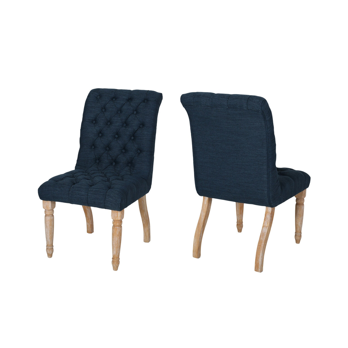 Fieldmaple Tufted Dining Chair (Set of 2) by Christopher Knight Home