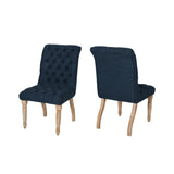 Fieldmaple Tufted Dining Chair (Set of 2) by Christopher Knight Home