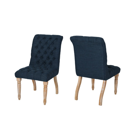 Fieldmaple Tufted Dining Chair (Set of 2) by Christopher Knight Home