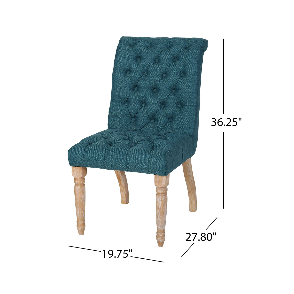 Fieldmaple Tufted Dining Chair (Set of 2) by Christopher Knight Home