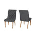 Fieldmaple Tufted Dining Chair (Set of 2) by Christopher Knight Home