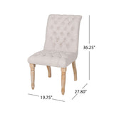 Fieldmaple Tufted Dining Chair (Set of 2) by Christopher Knight Home