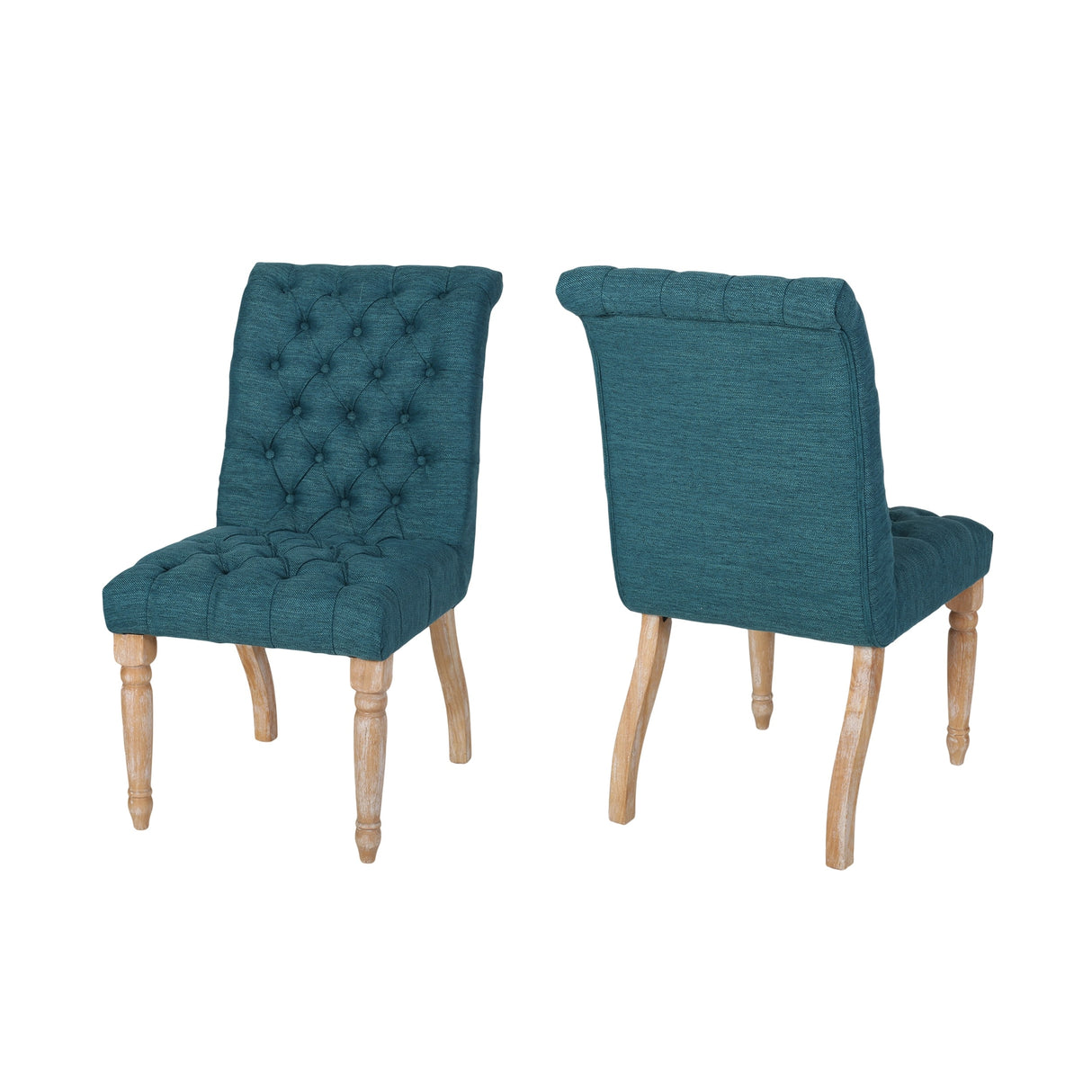 Fieldmaple Tufted Dining Chair (Set of 2) by Christopher Knight Home