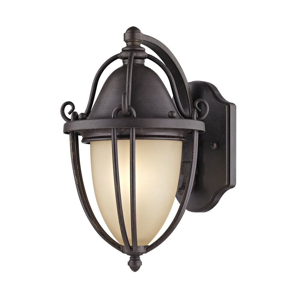 Fifth and Main Portage 1 Light Bronze Outdoor Wall Sconce