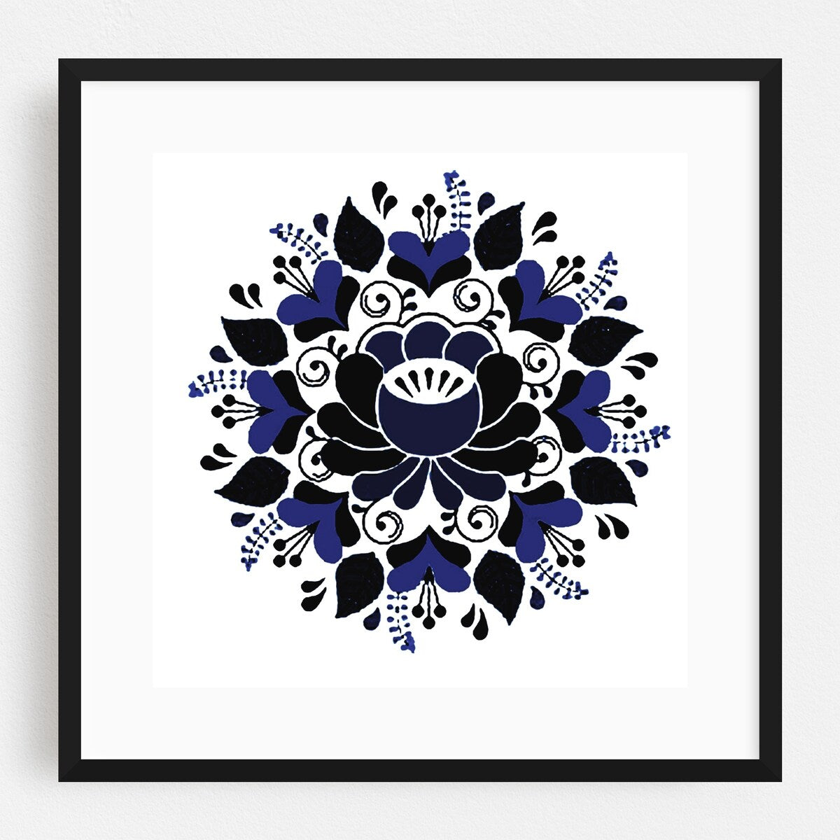 Fig Folklore Illustrations Circles Floral Botanical Art Print/Poster