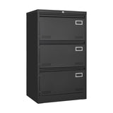 Filing Cabinet Lateral File Cabinet 3 Drawer,Locking Metal File Cabinets Three Drawer, Office Filing Cabinet with Lock Drawers