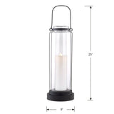 Fillmore 1-light Black Outdoor LED Floor Lantern